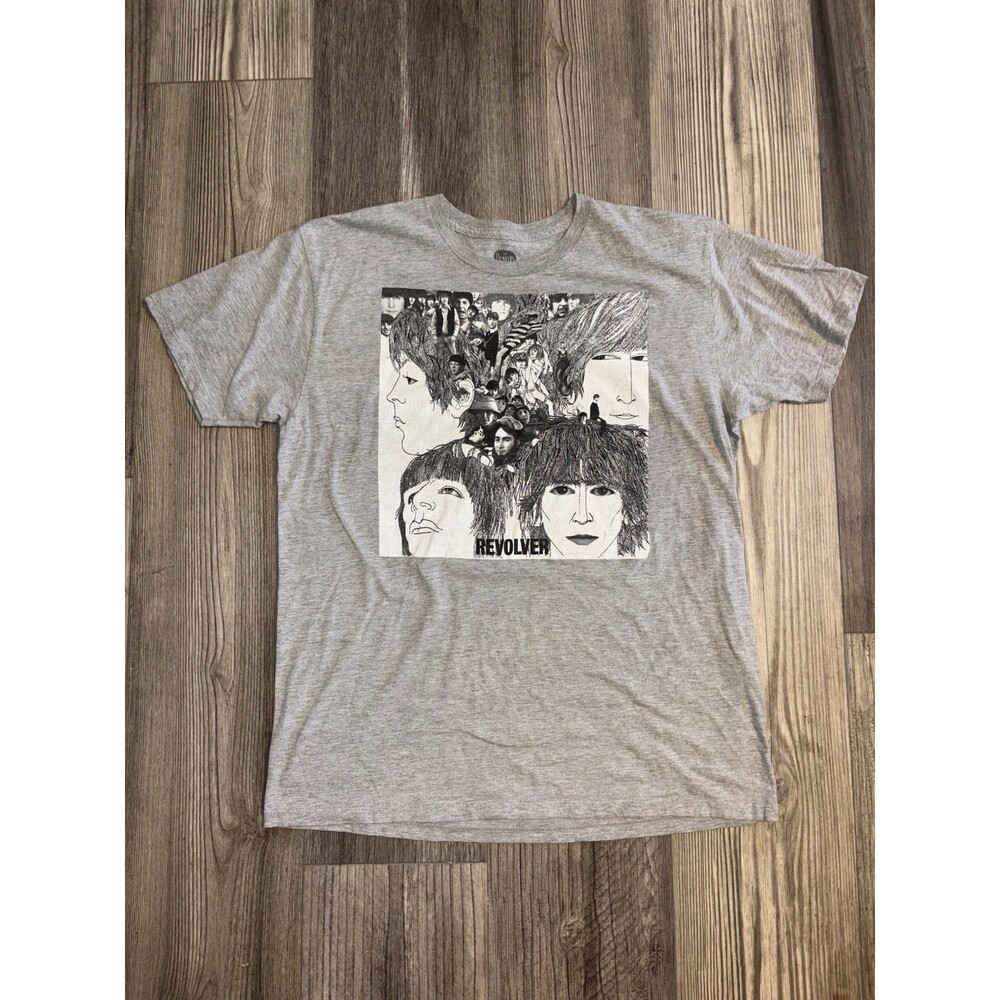 The Beatles Revolver T-Shirt Men’s Large? Gray Official Merch 2016